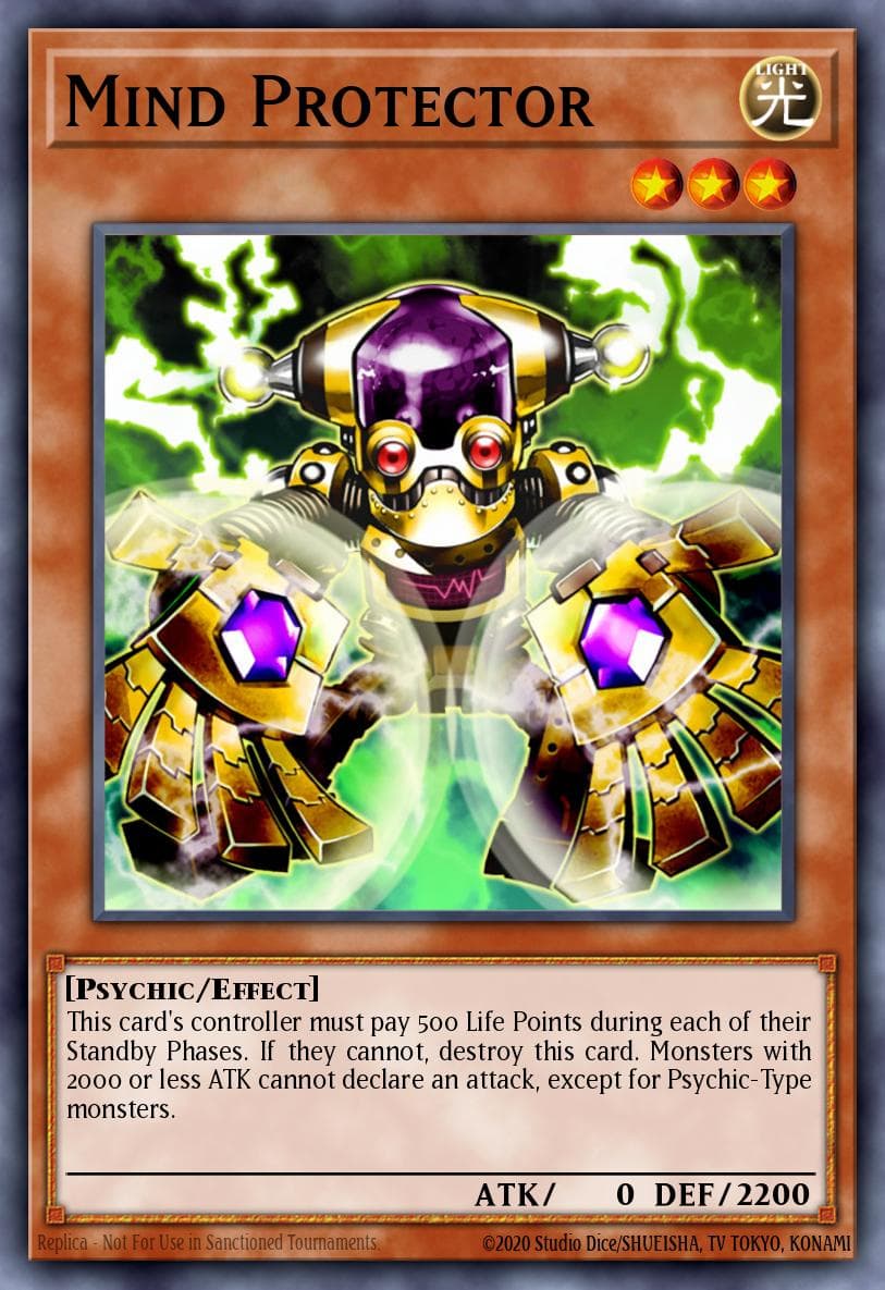 心灵防护者 遊戲王 card