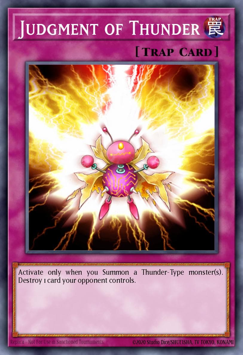 Judgment of Thunder The Duelist Genesis: Special Edition card