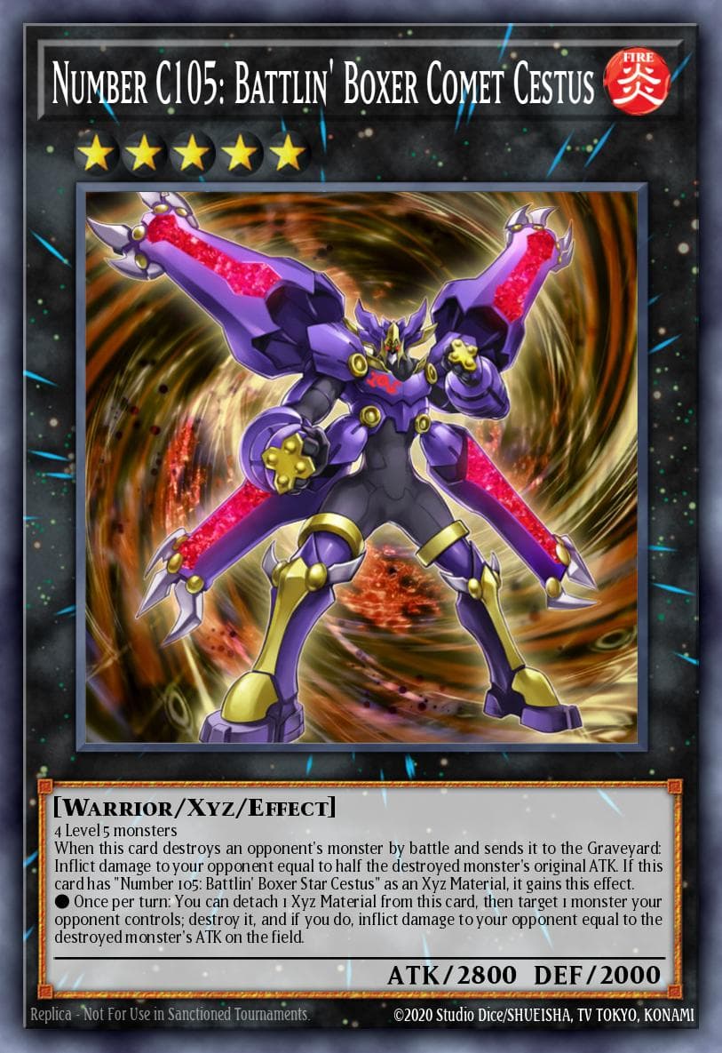 Number C105: Battlin' Boxer Comet Cestus 2014 Mega-Tin Mega Pack card