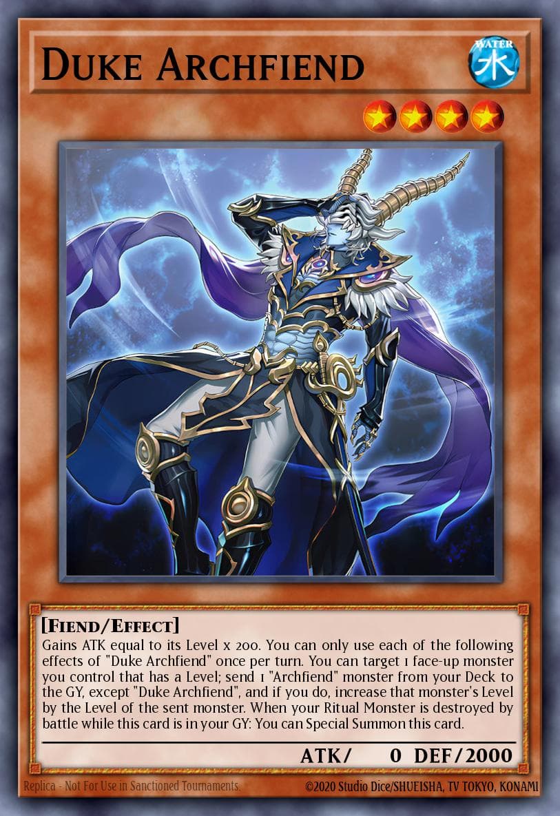 Duke Archfiend Burst Protocol card