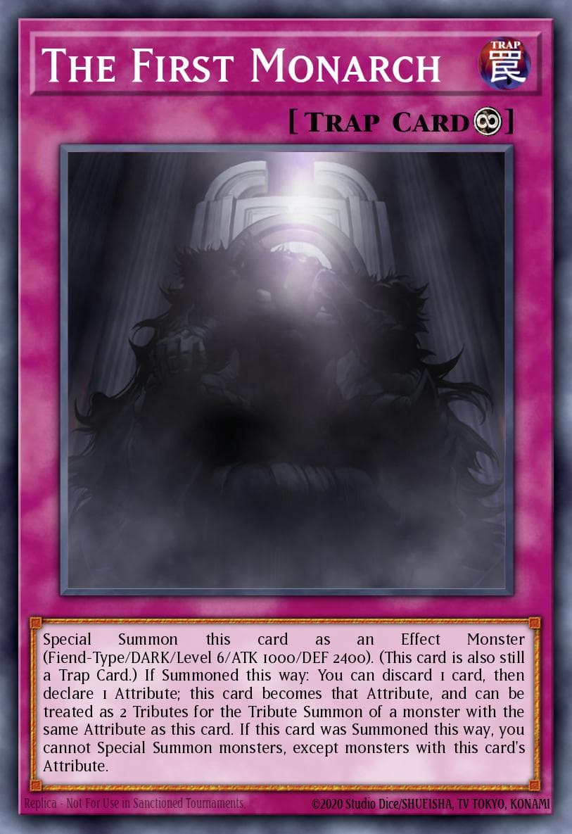 The First Monarch Emperor of Darkness Structure Deck card