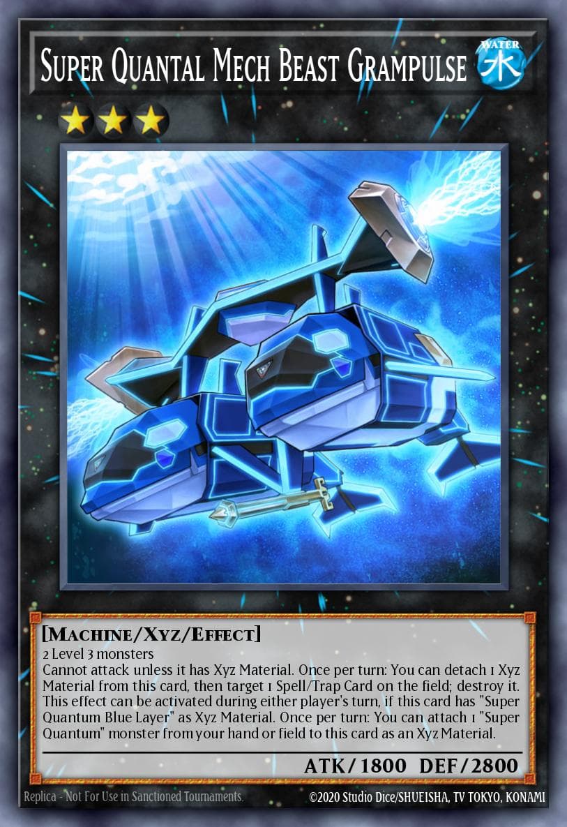 Super Quantal Mech Beast Grampulse OTS Tournament Pack 3 card