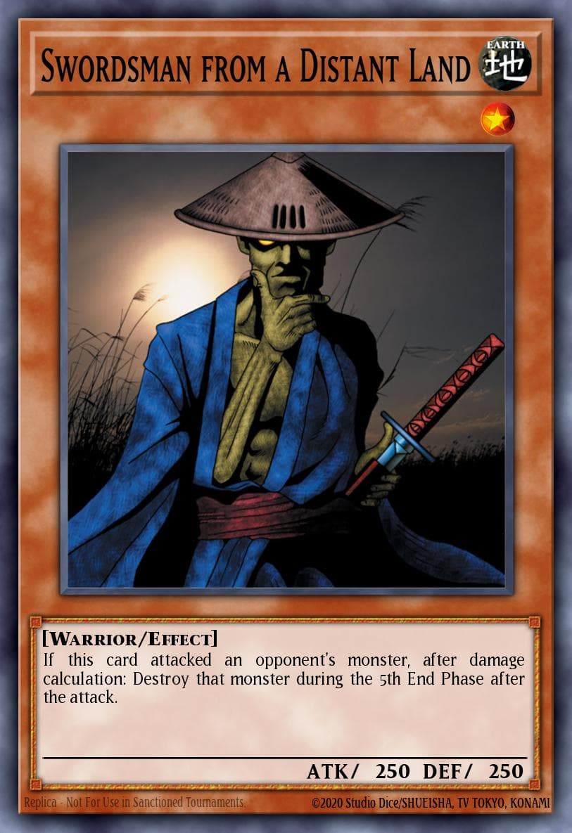 Swordsman from a Distant Land Legacy of the Valiant: Deluxe Edition card