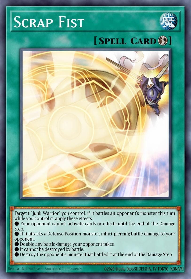 Scrap Fist Legendary 5D's Decks card