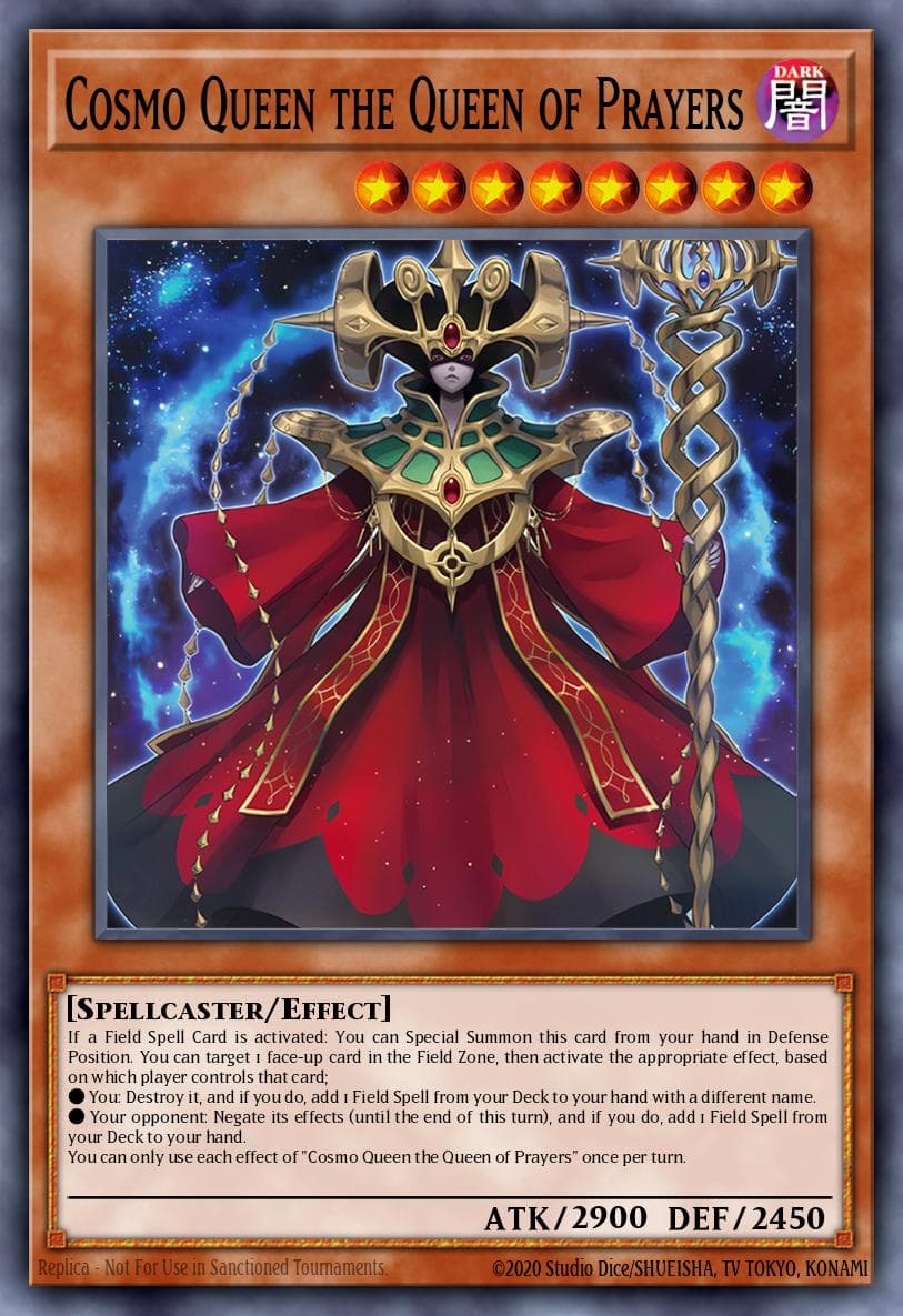 Cosmo Queen the Queen of Prayers The Infinite Forbidden card