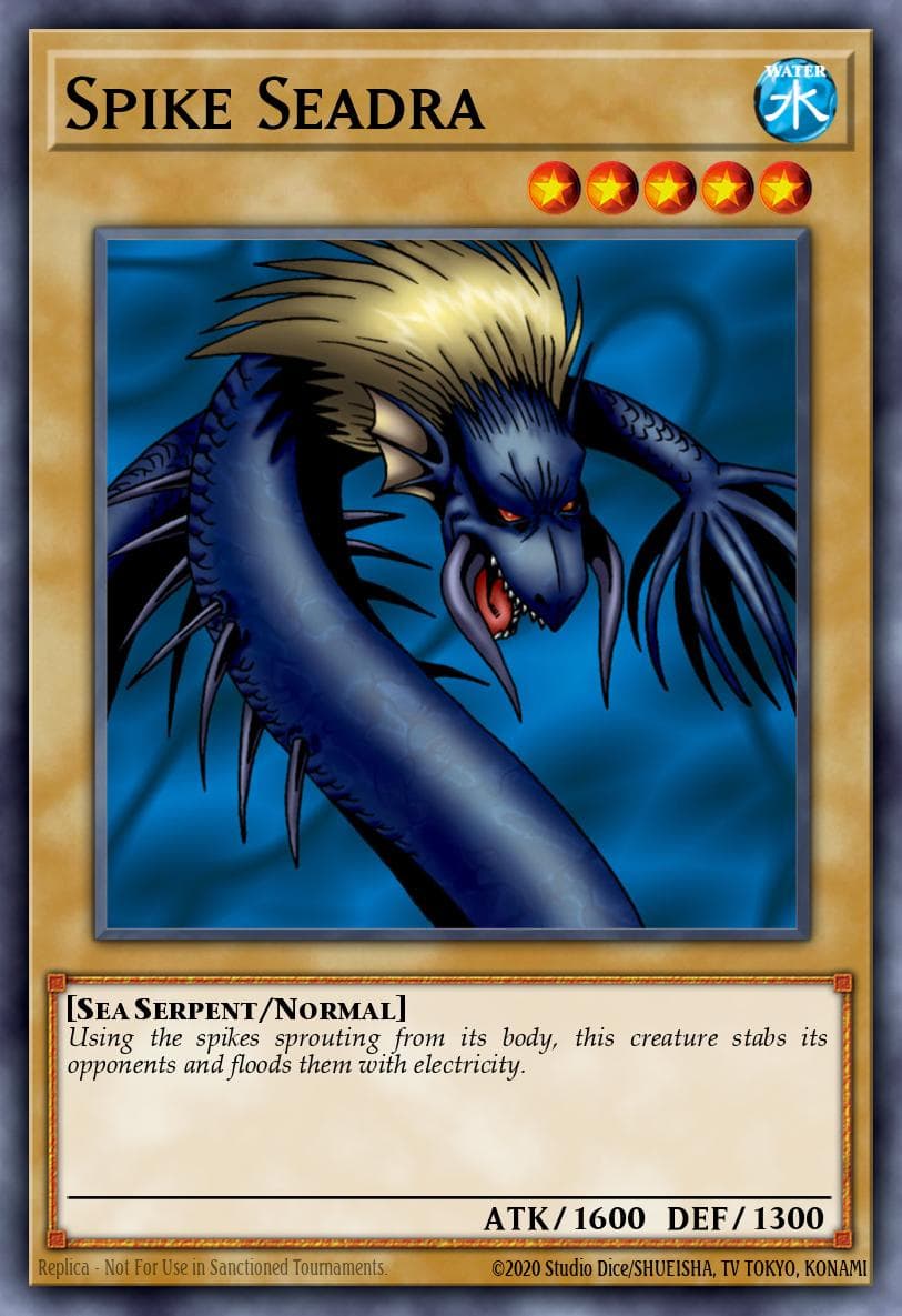 Spike Seadra Legend of Blue Eyes White Dragon card