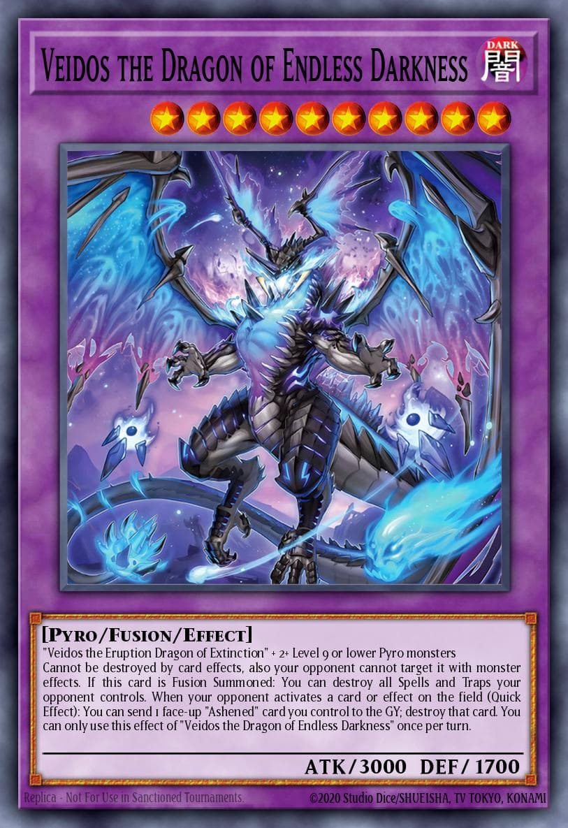 Veidos the Dragon of Endless Darkness Legacy of Destruction card