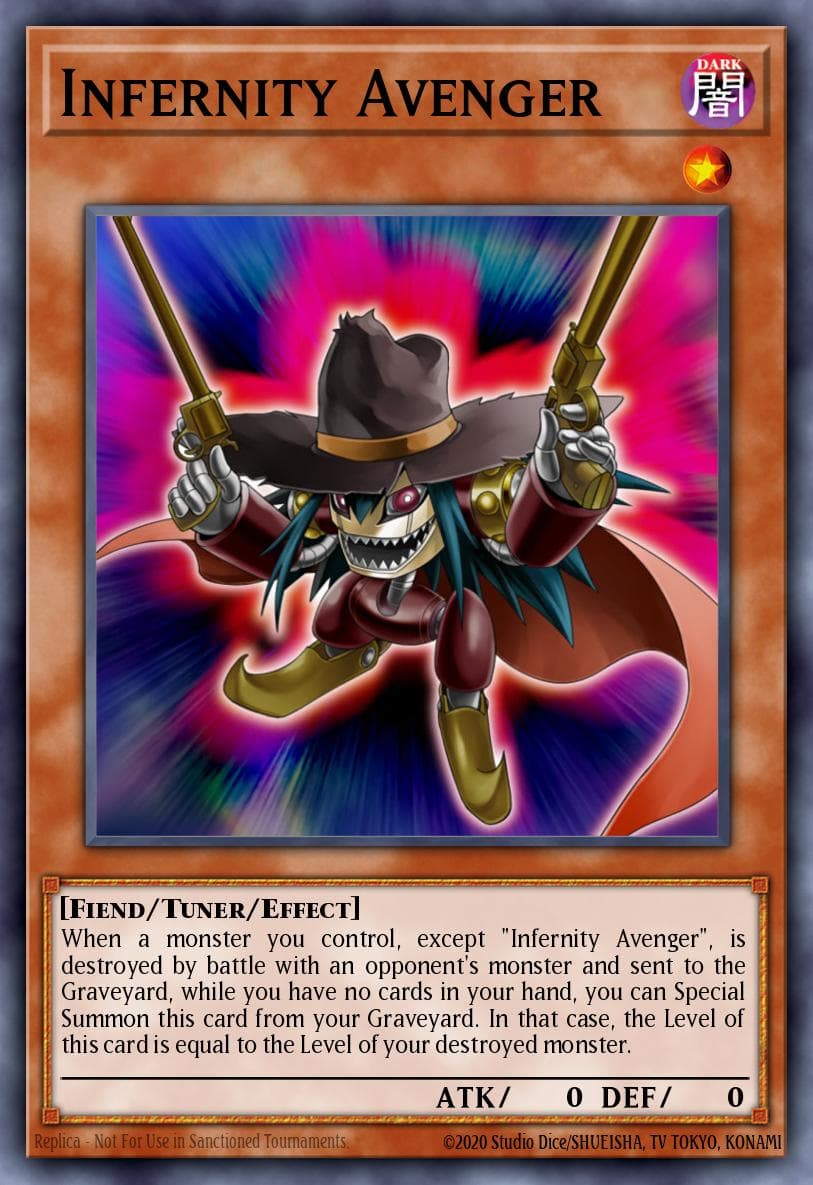 Infernity Avenger The Shining Darkness Sneak Peek Participation Card card