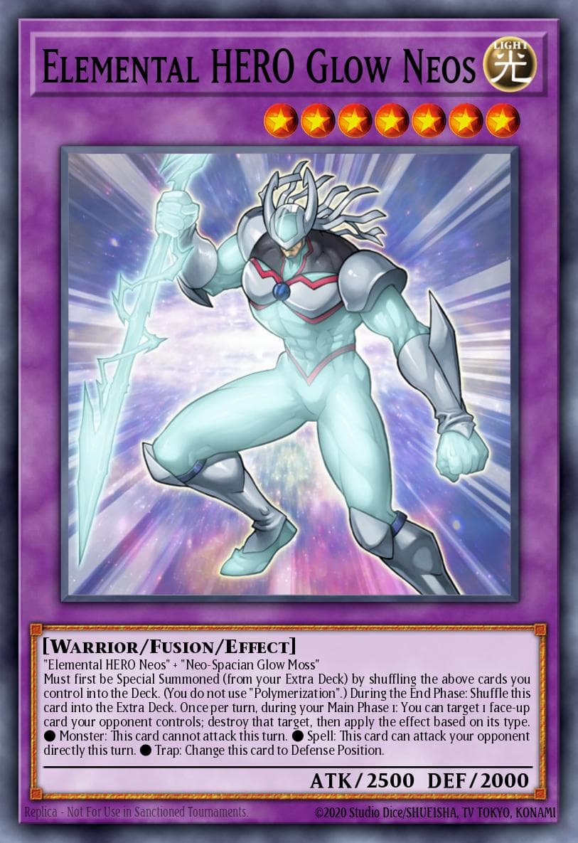 Elemental HERO Glow Neos Legendary Collection 2: The Duel Academy Years Mega Pack card