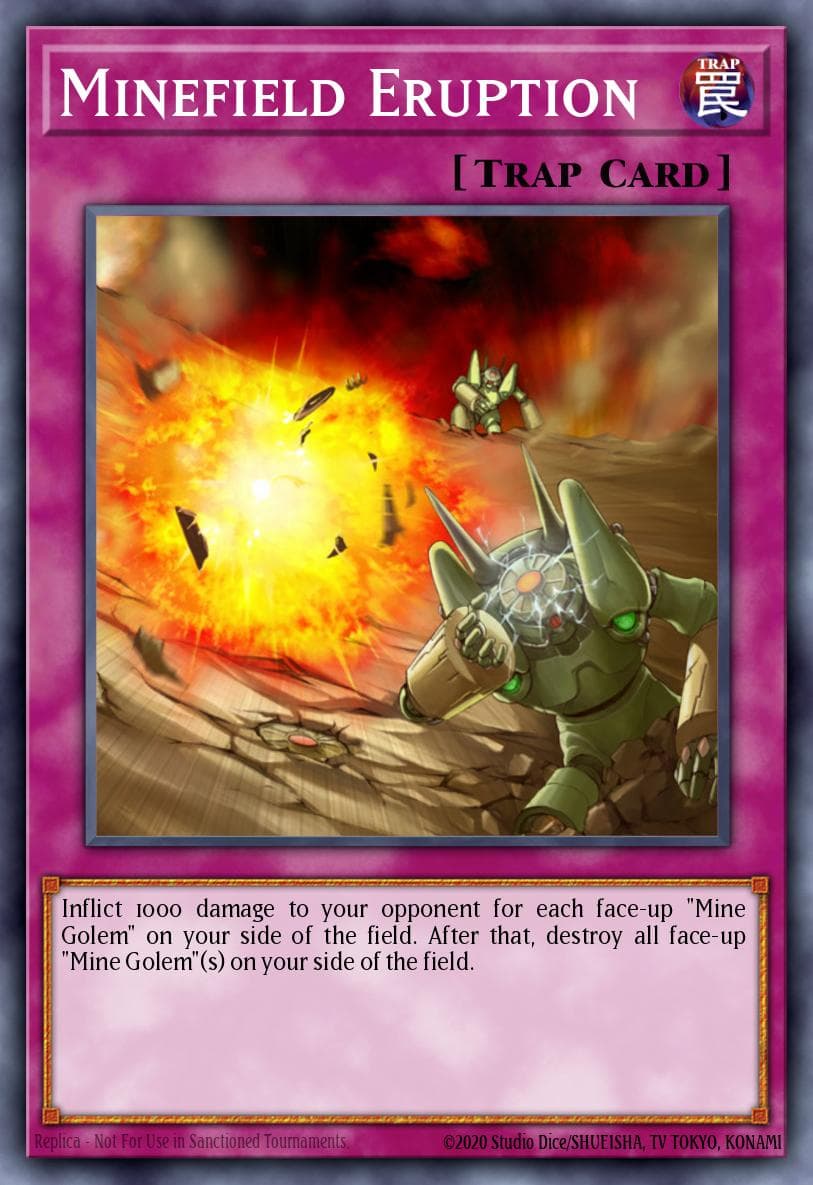 Minefield Eruption Dark Revelation Volume 3 card