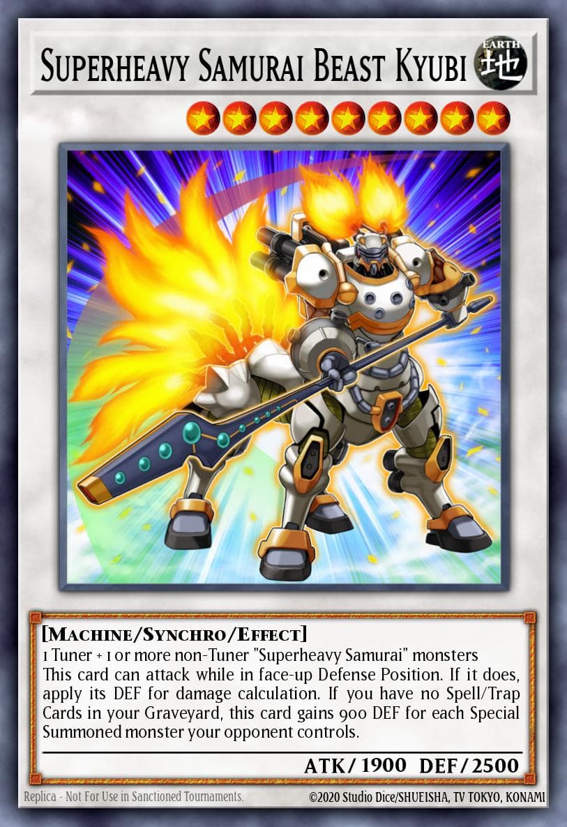 Superheavy Samurai Beast Kyubi Breakers of Shadow: Special Edition card