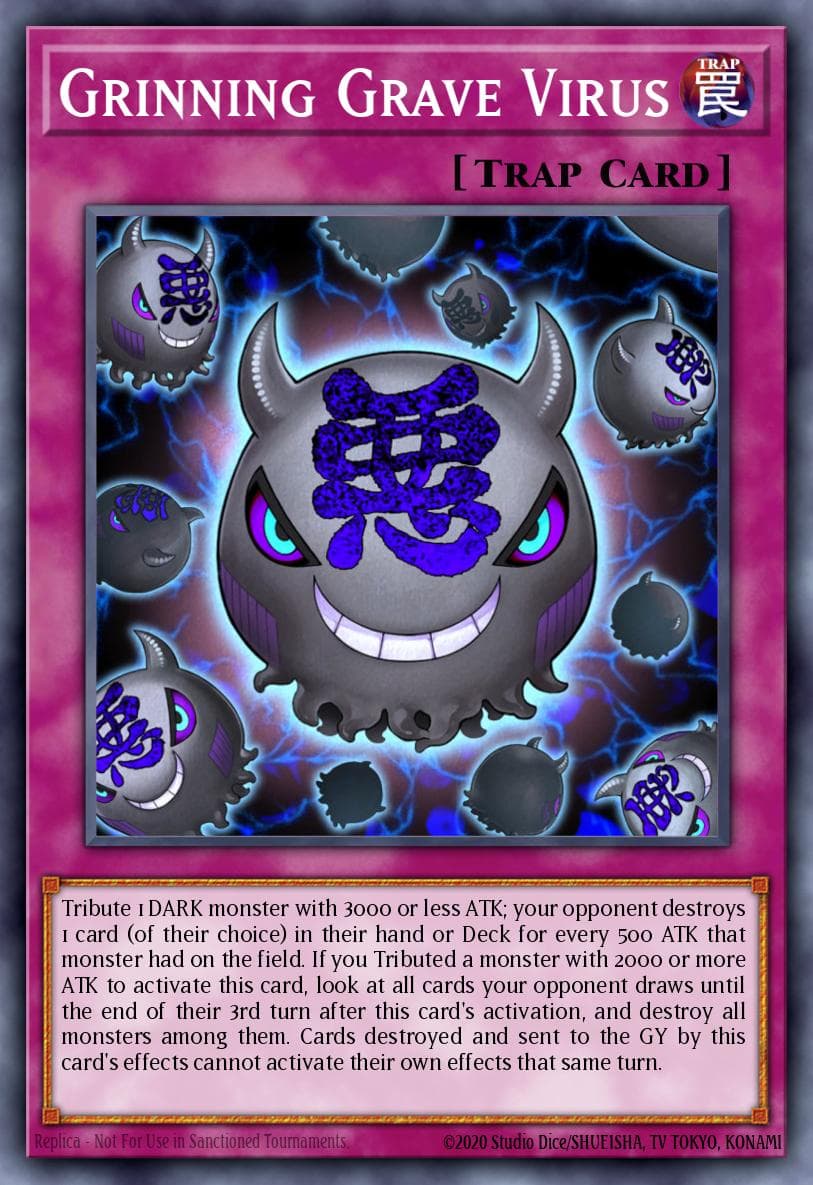 Grinning Grave Virus Structure Deck: Lair of Darkness card