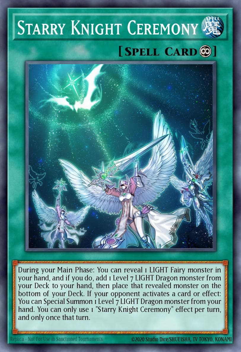 Starry Knight Ceremony Ghosts From the Past card