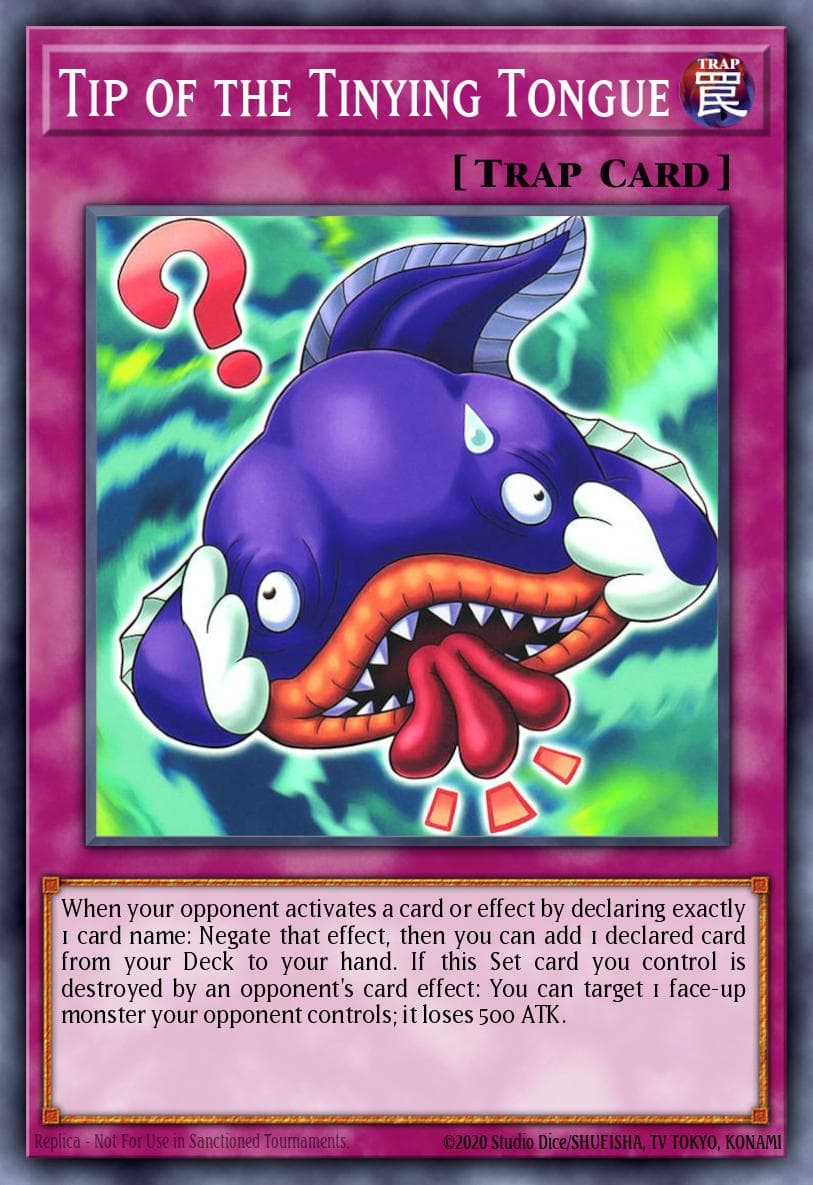 Tip of the Tinying Tongue Burst Protocol card