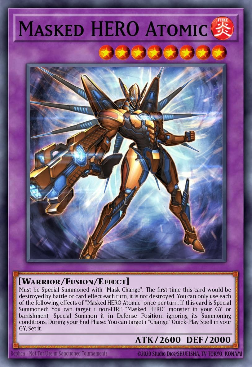 Masked HERO Atomic Maze of Muertos card