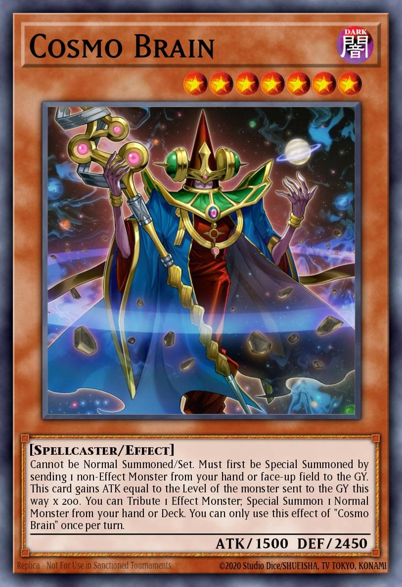 Cosmo Brain 2019 Gold Sarcophagus Tin Mega Pack card