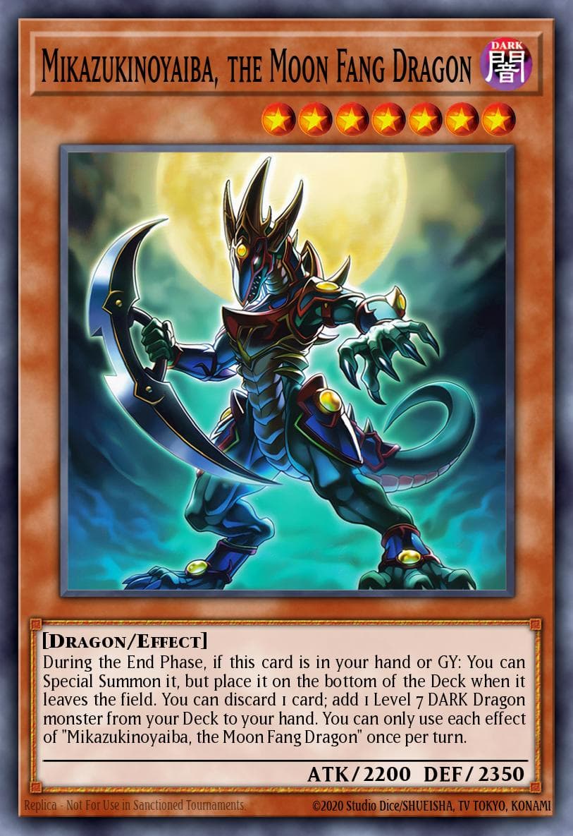 Mikazukinoyaiba, the Moon Fang Dragon Legacy of Destruction card