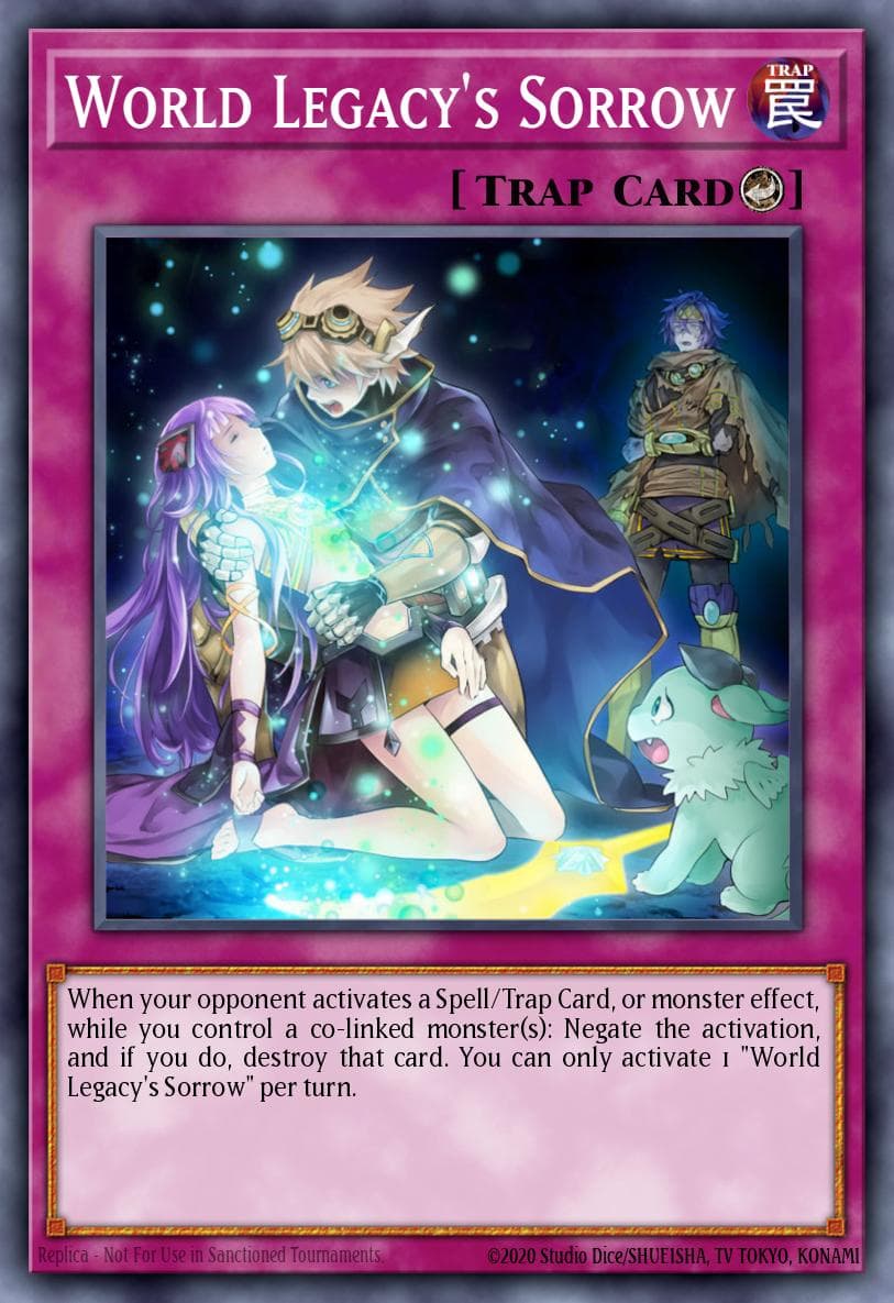 World Legacy's Sorrow Flames of Destruction Special Edition card