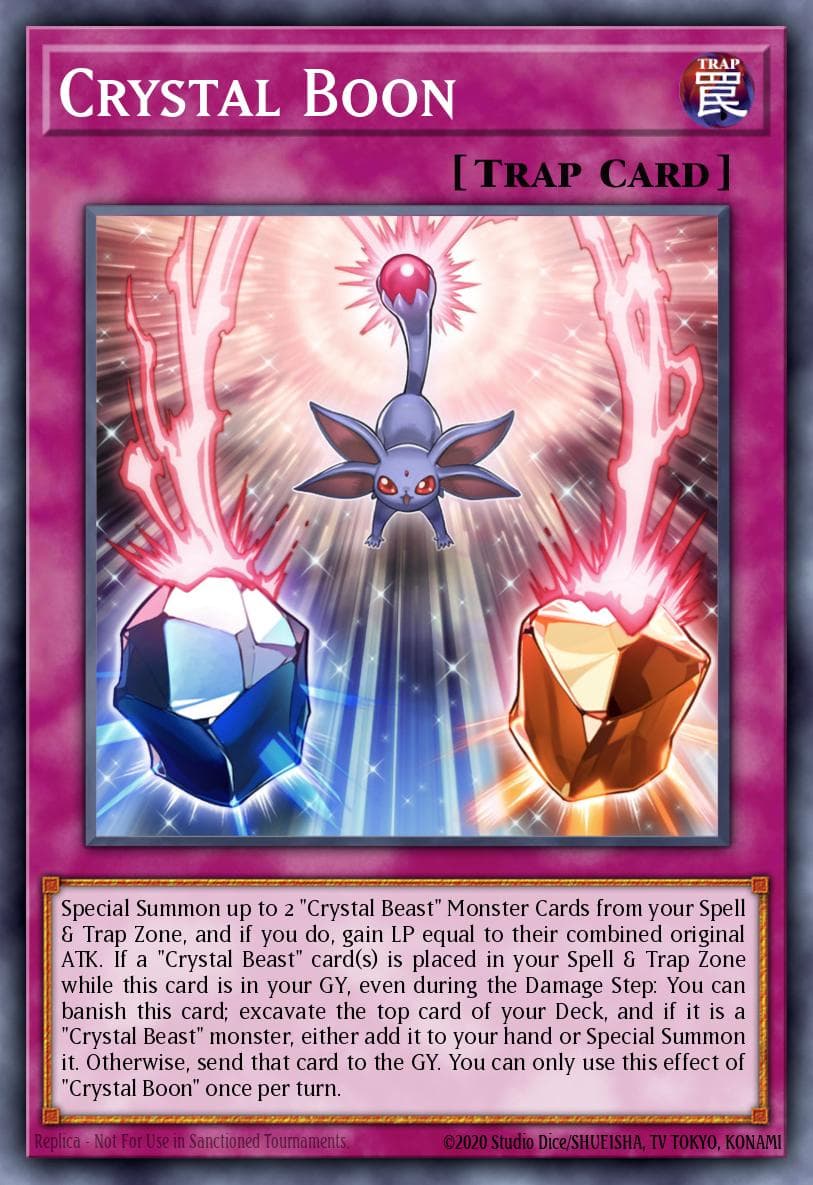 Crystal Boon Structure Deck: Legend of the Crystal Beasts card
