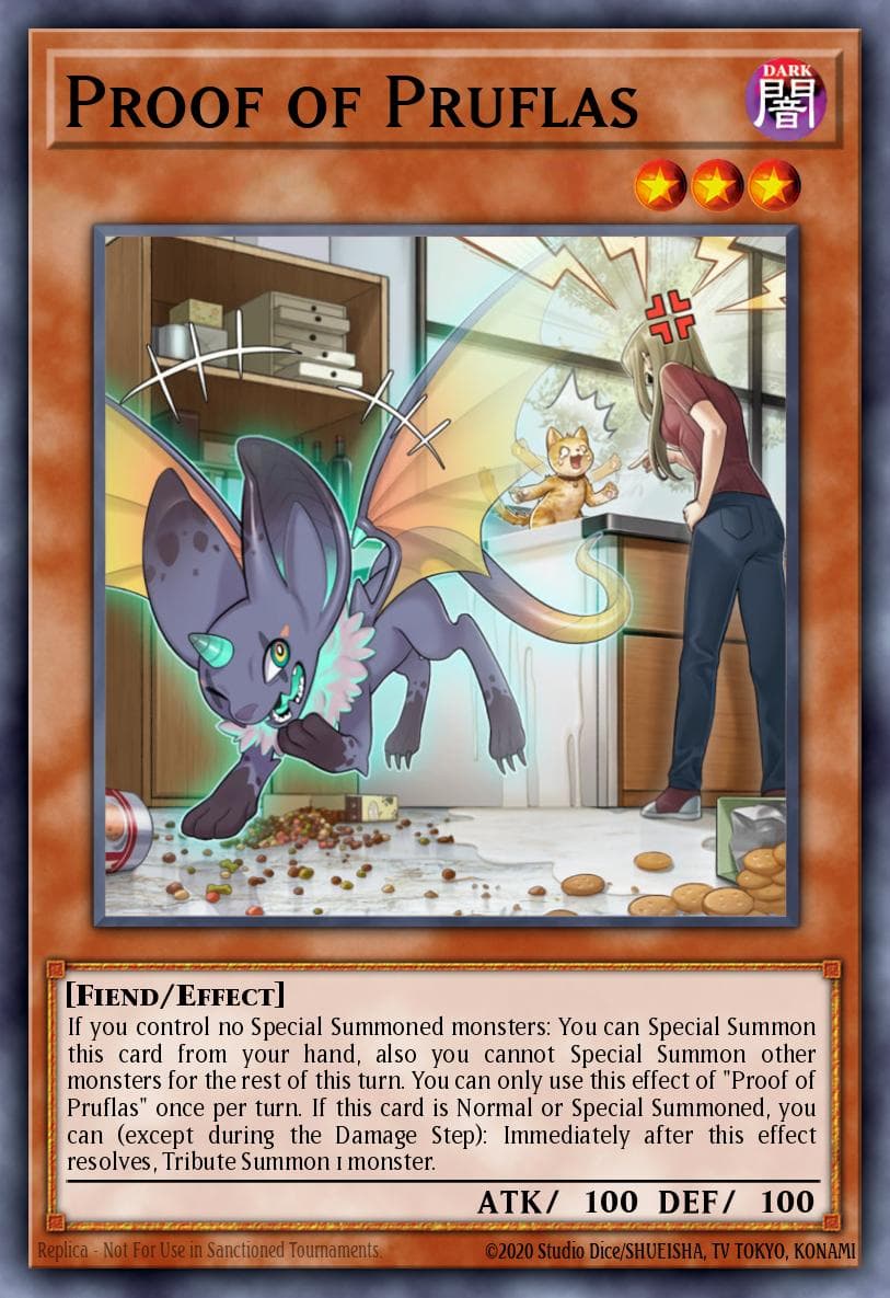 Proof of Pruflas 2022 Tin of the Pharaoh's Gods card
