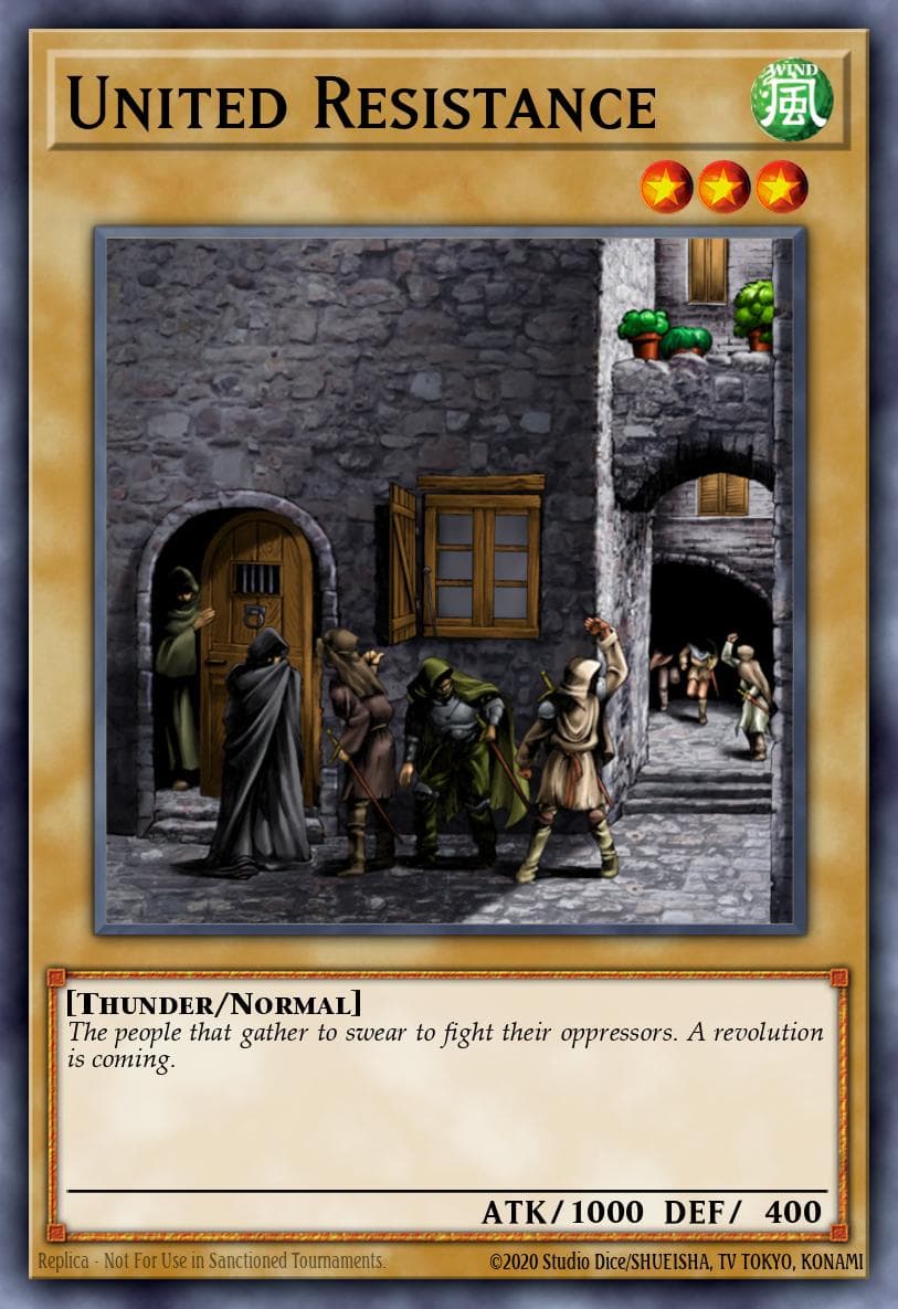 United Resistance Dark Revelation Volume 1 card