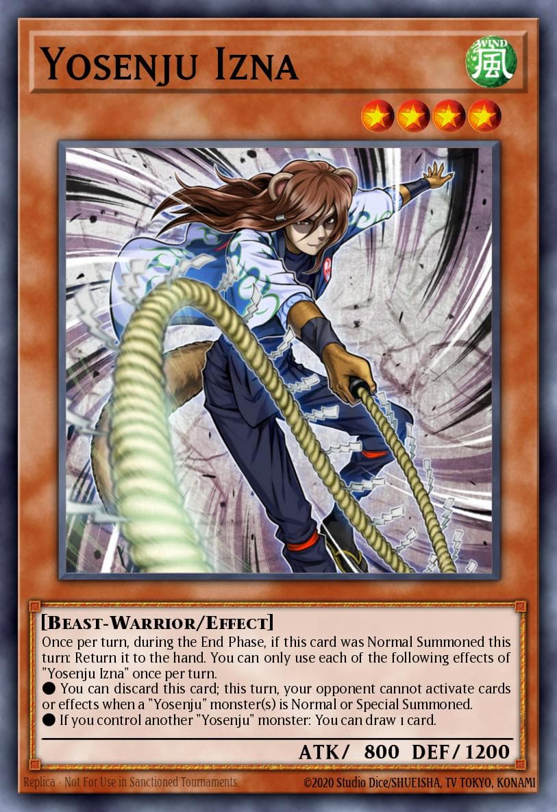 Yosenju Izna Rising Rampage Special Edition card