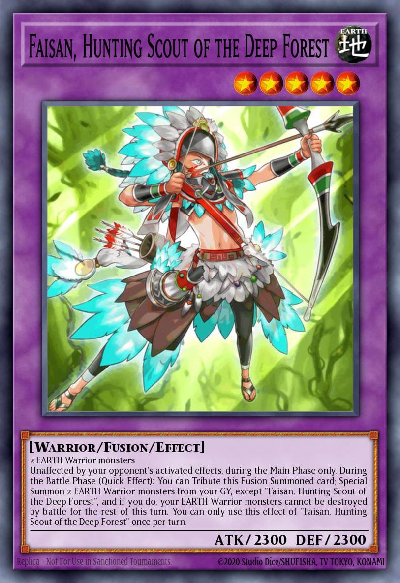 Faisan, Hunting Scout of the Deep Forest Doom of Dimensions card