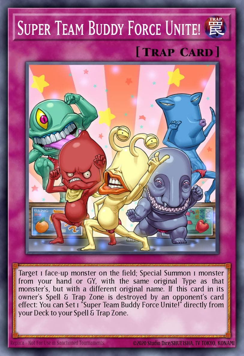 Super Team Buddy Force Unite! Flames of Destruction Special Edition card