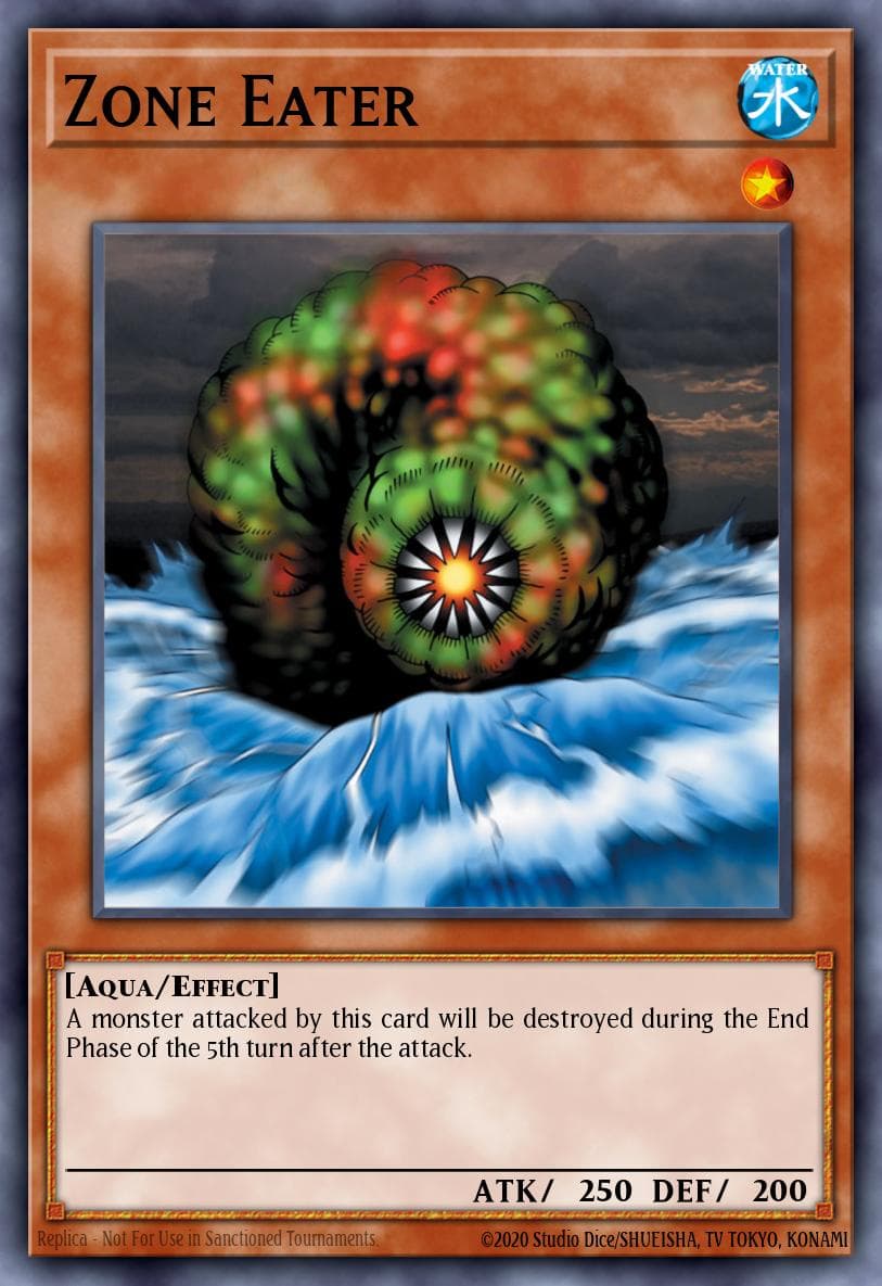 Zone Eater McDonald's Promotional Cards 2 card