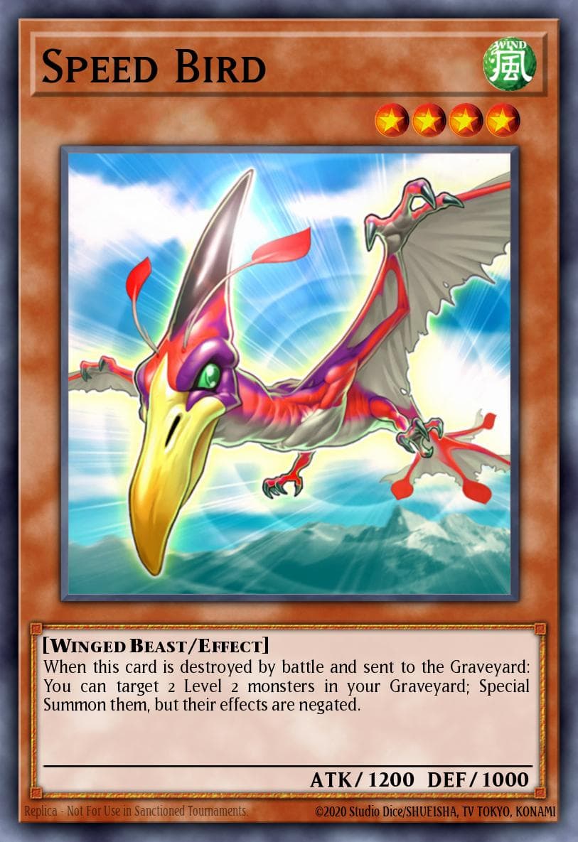 Speed Bird 遊戲王 card