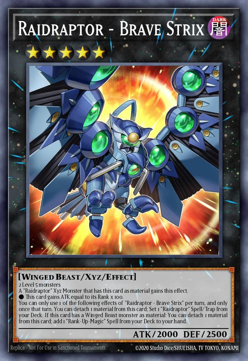 Raidraptor - Brave Strix Phantom Nightmare card