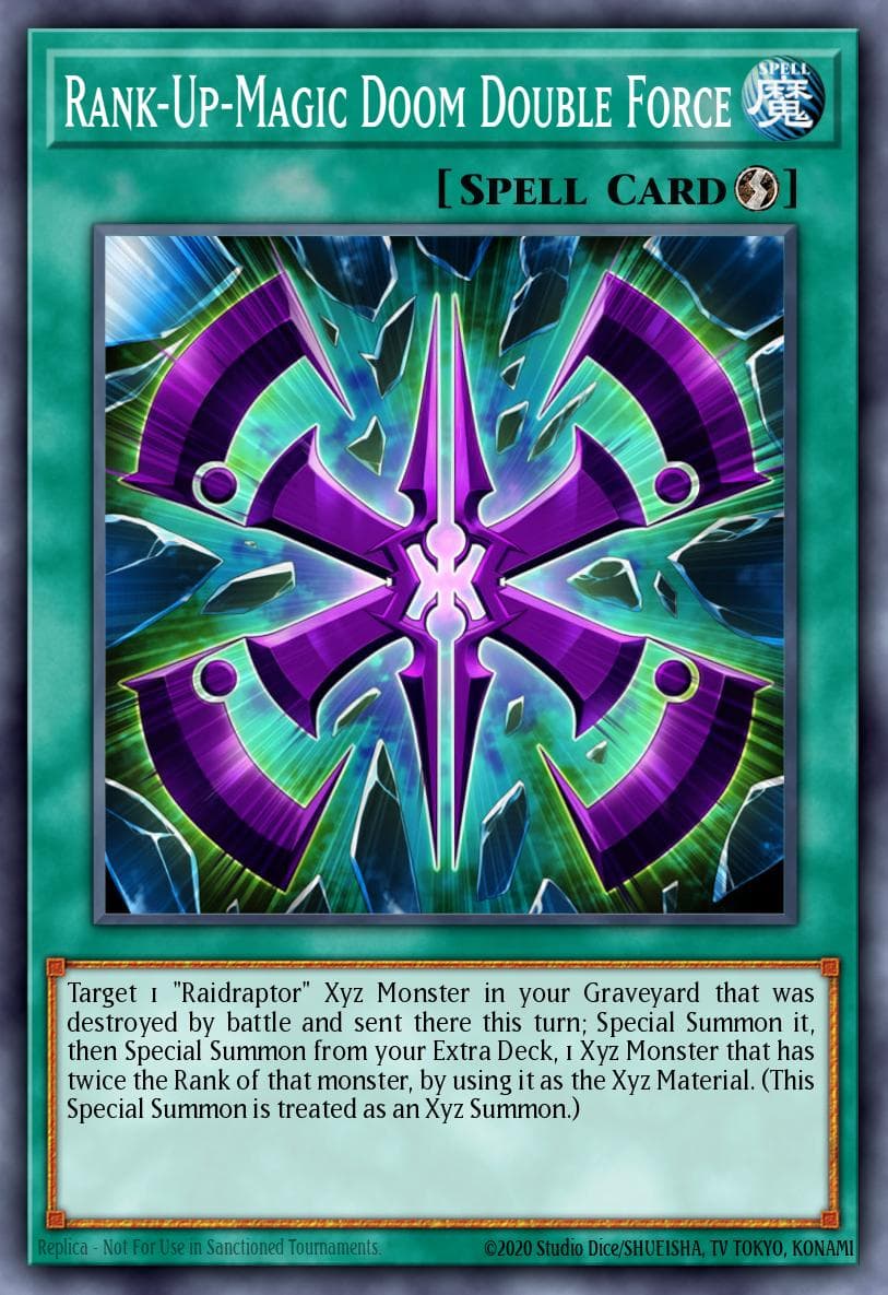 Rank-Up-Magic Doom Double Force Wing Raiders card