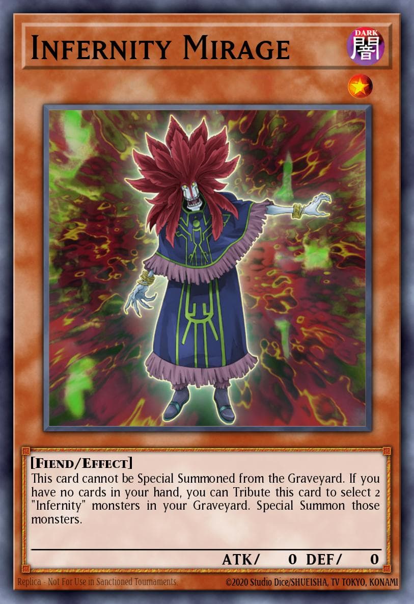 Infernity Mirage The Shining Darkness Sneak Peek Participation Card card