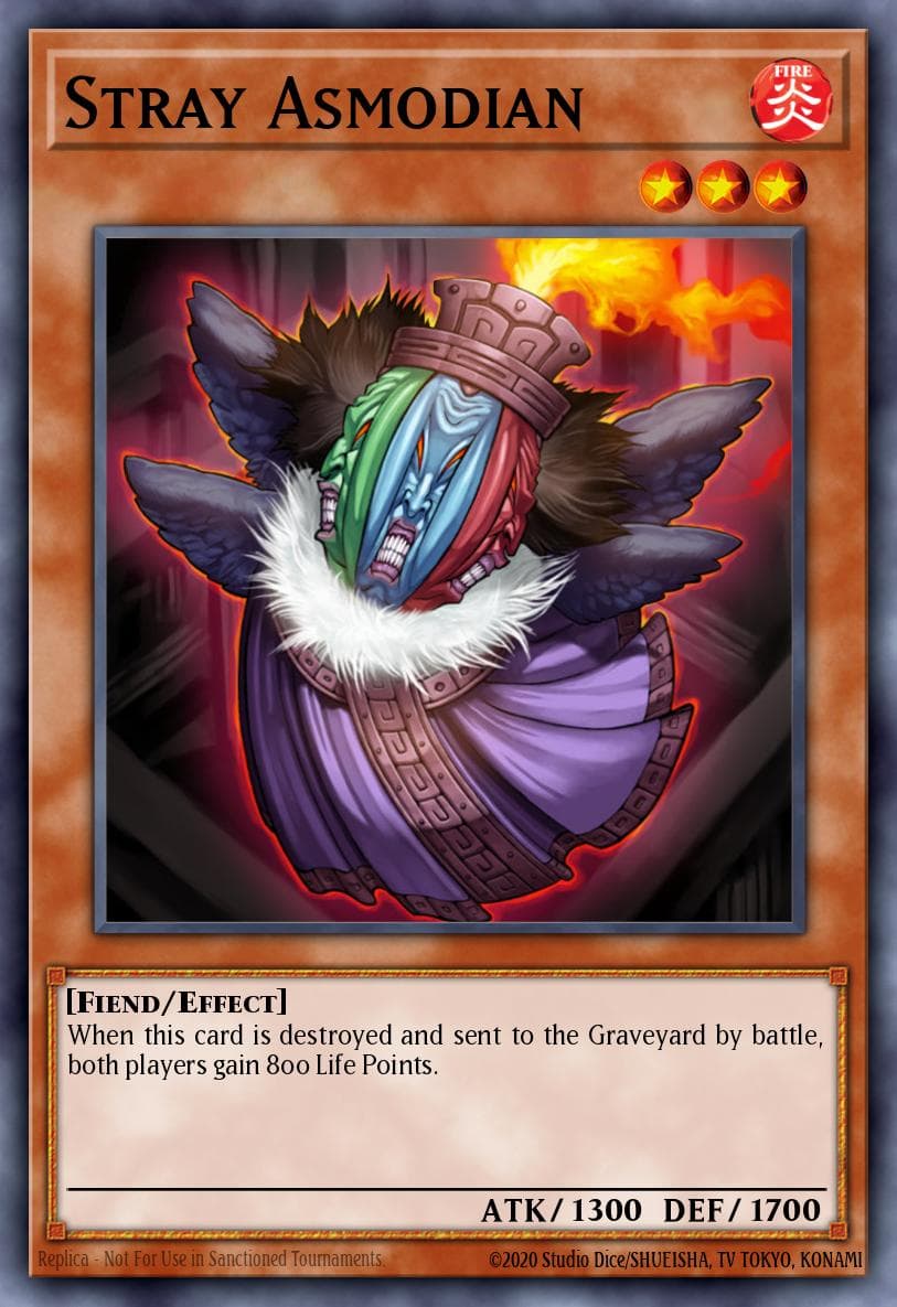 Stray Asmodian Cyberdark Impact card