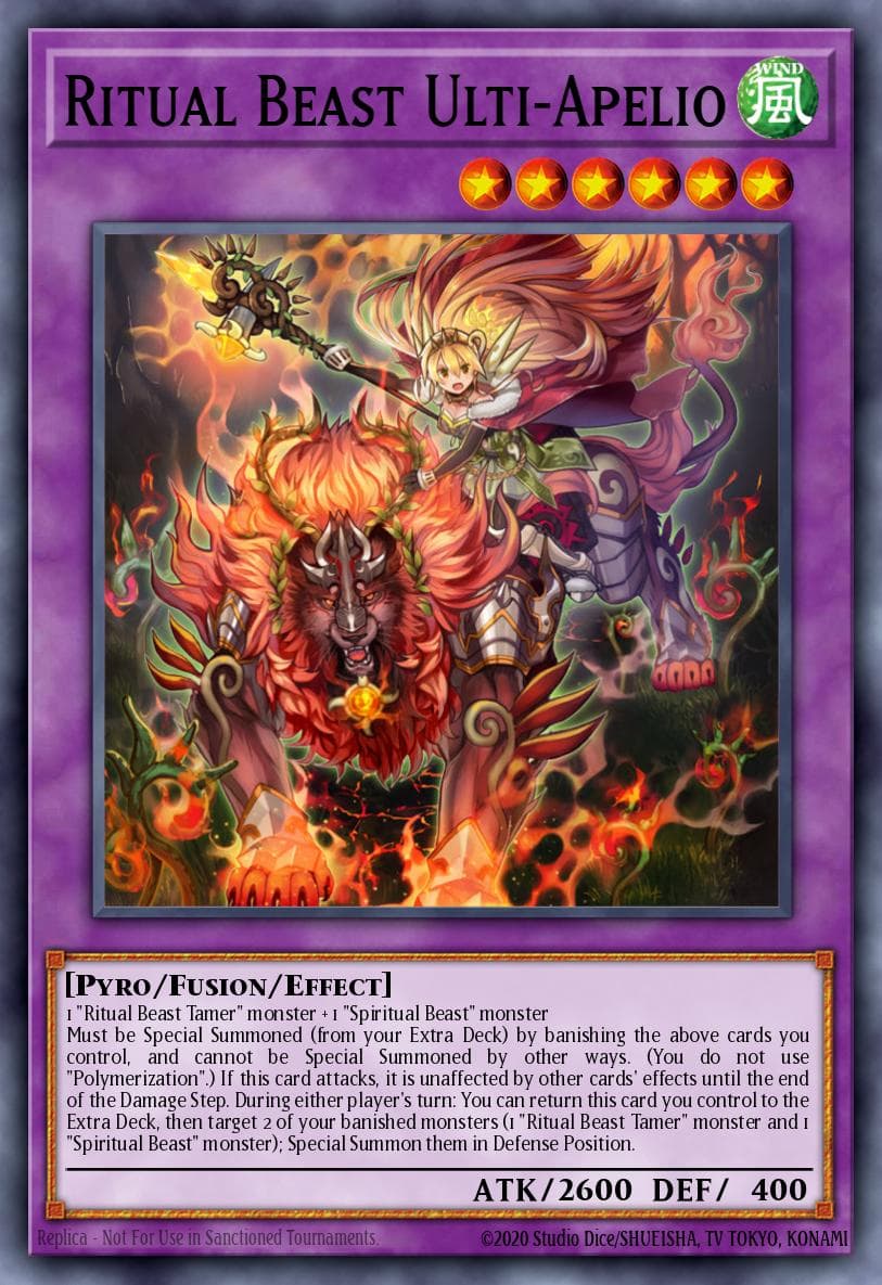 Ritual Beast Ulti-Apelio The Secret Forces card