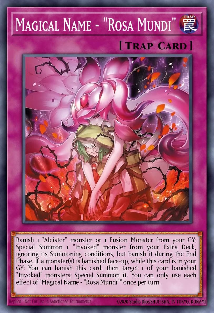魔法名-“洛萨门蒂”新世界的开始 遊戲王 card