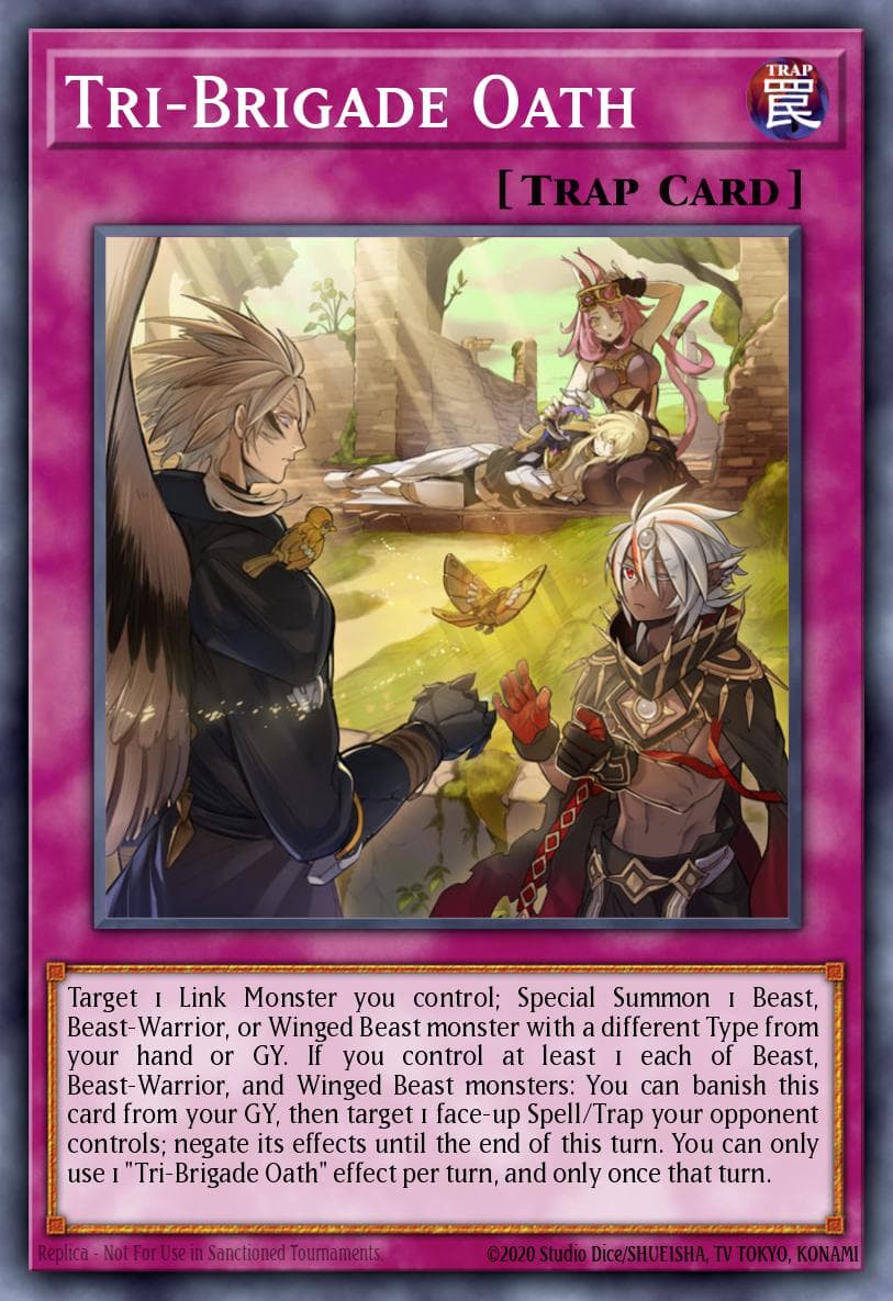 Tri-Brigade Oath Phantom Rage Premiere! promotional card card