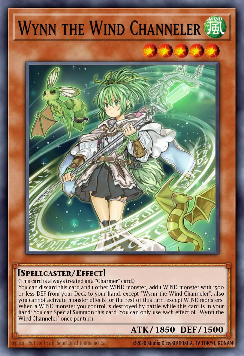 Wynn the Wind Channeler THE CHRONICLES DECK: Spirit Charmers (All-Foil Edition) card