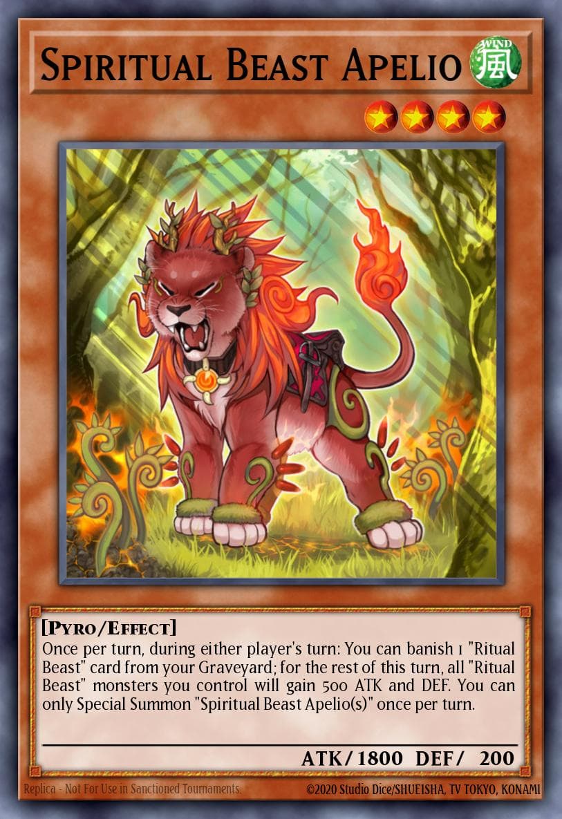 Spiritual Beast Apelio The Secret Forces card