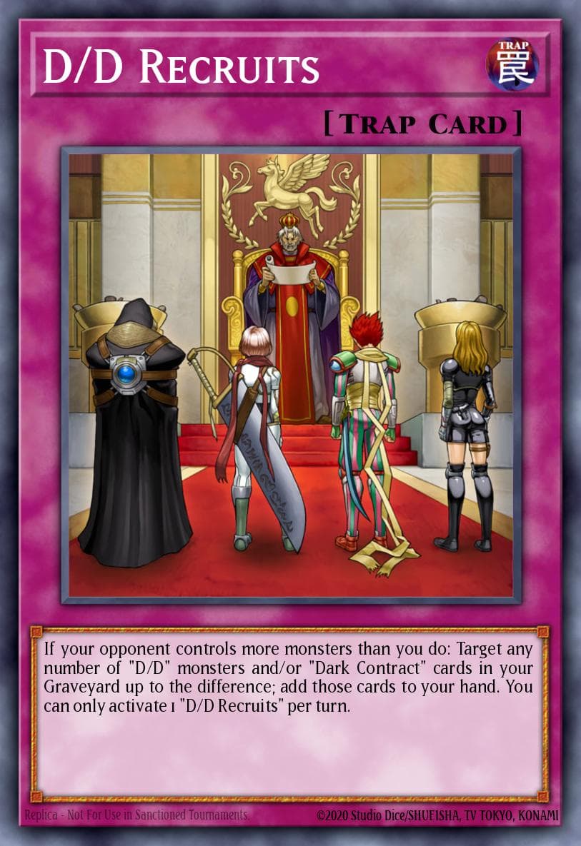 D/D Recruits Pendulum Domination Structure Deck card