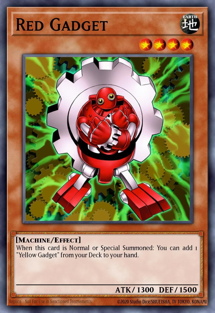 Red Gadget Geargia Rampage Structure Deck card