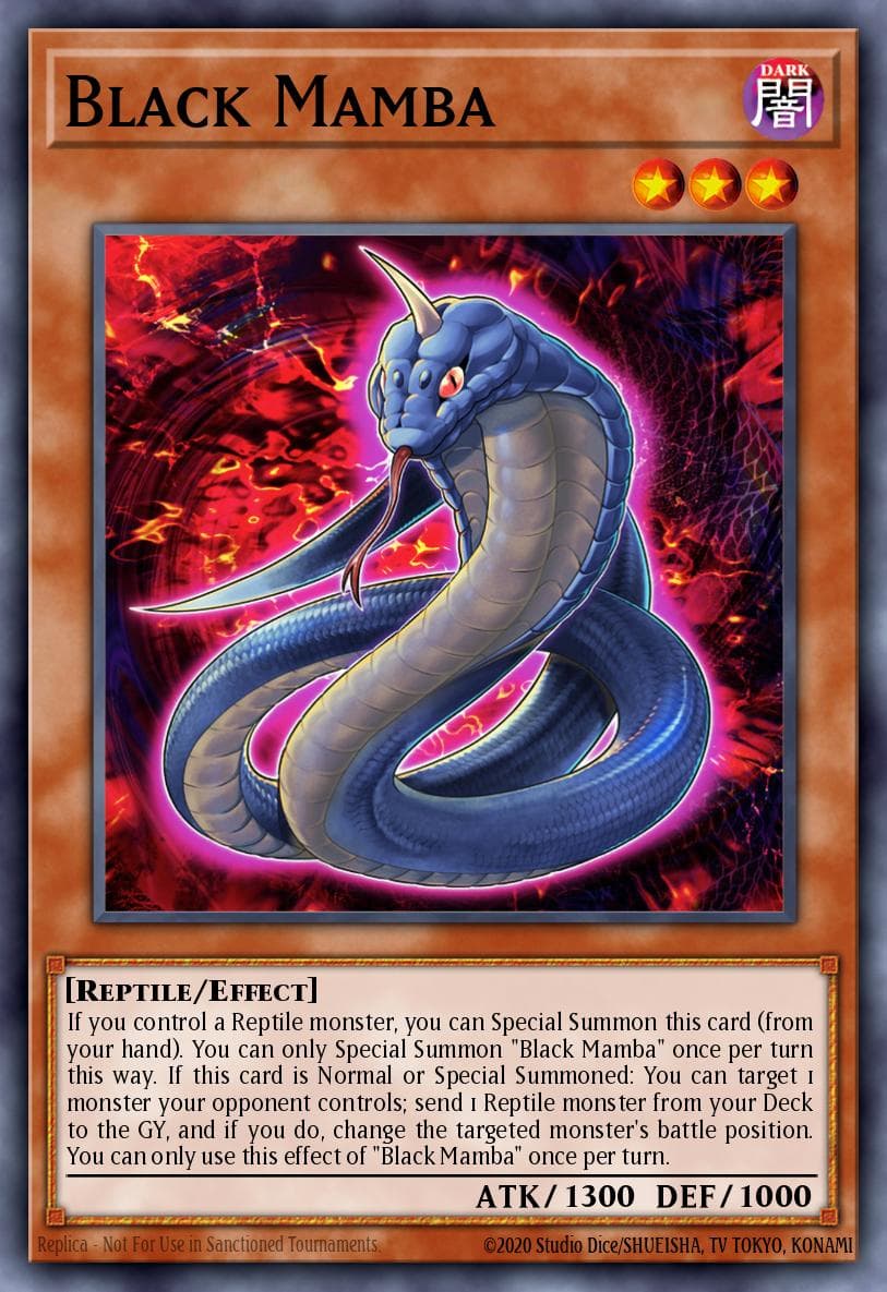 Black Mamba Battles of Legend: Monstrous Revenge card