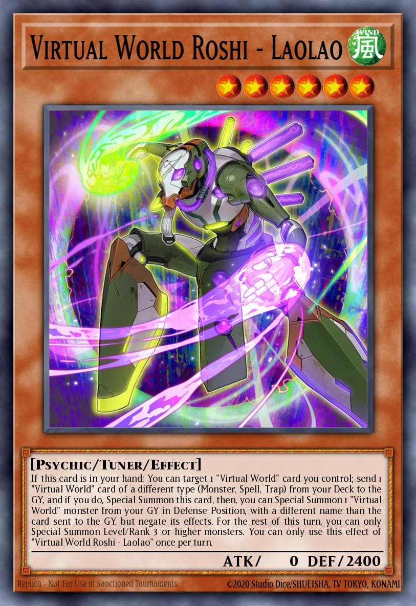 Virtual World Roshi - Laolao Phantom Rage Premiere! promotional card card