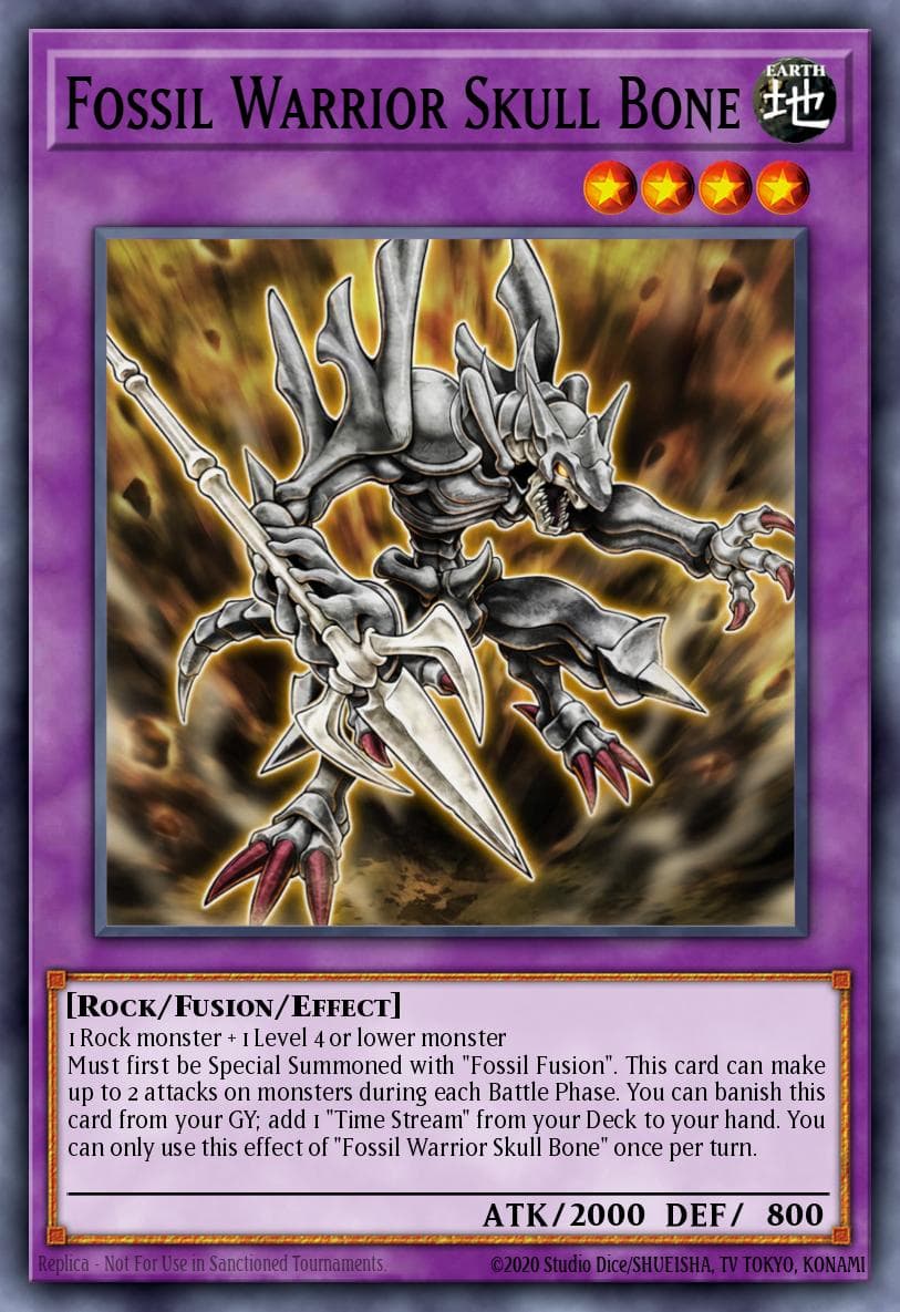 Fossil Warrior Skull Bone Battles of Legend: Chapter 1 card
