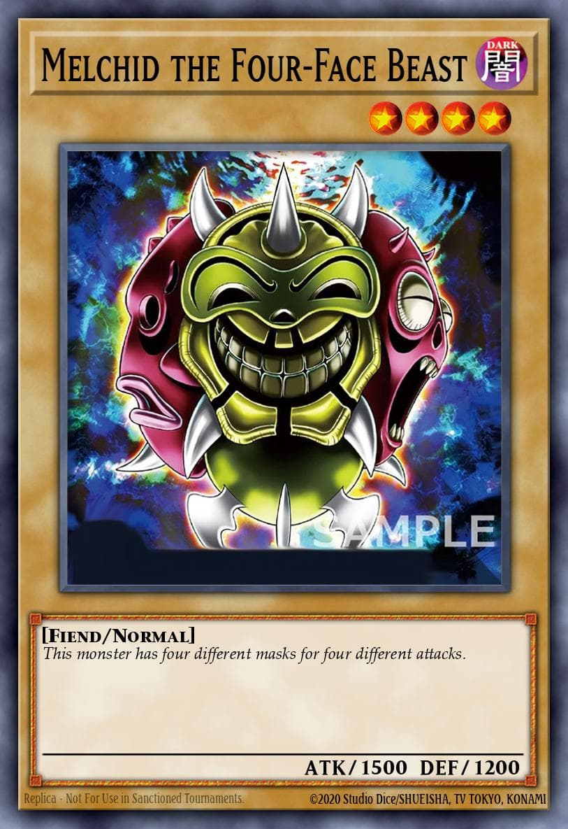 Melchid the Four-Face Beast Labyrinth of Nightmare card