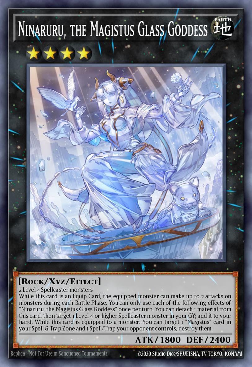 Ninaruru, the Magistus Glass Goddess Genesis Impact card