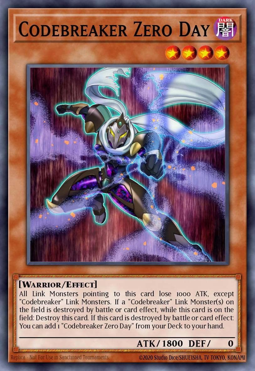 Codebreaker Zero Day Eternity Code Premiere! promotional card card