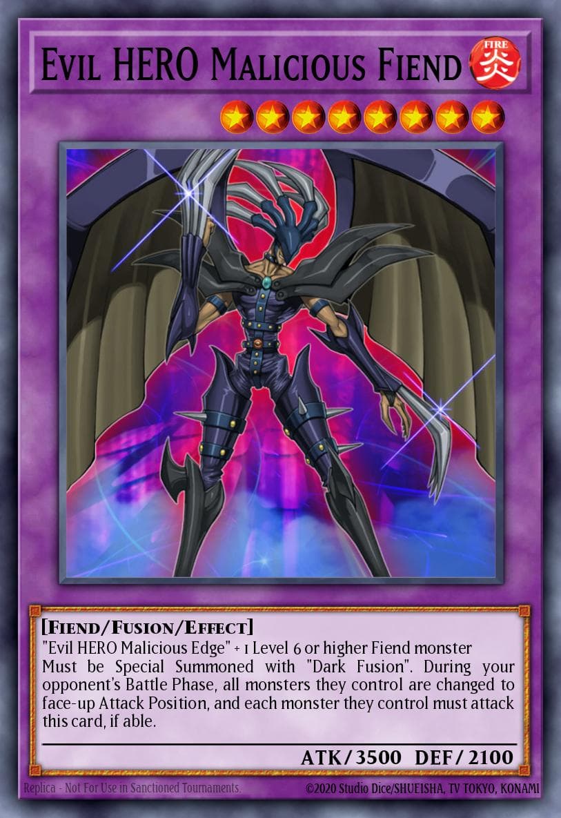 Evil HERO Malicious Fiend Duelist Pack: Jaden Yuki 3 card