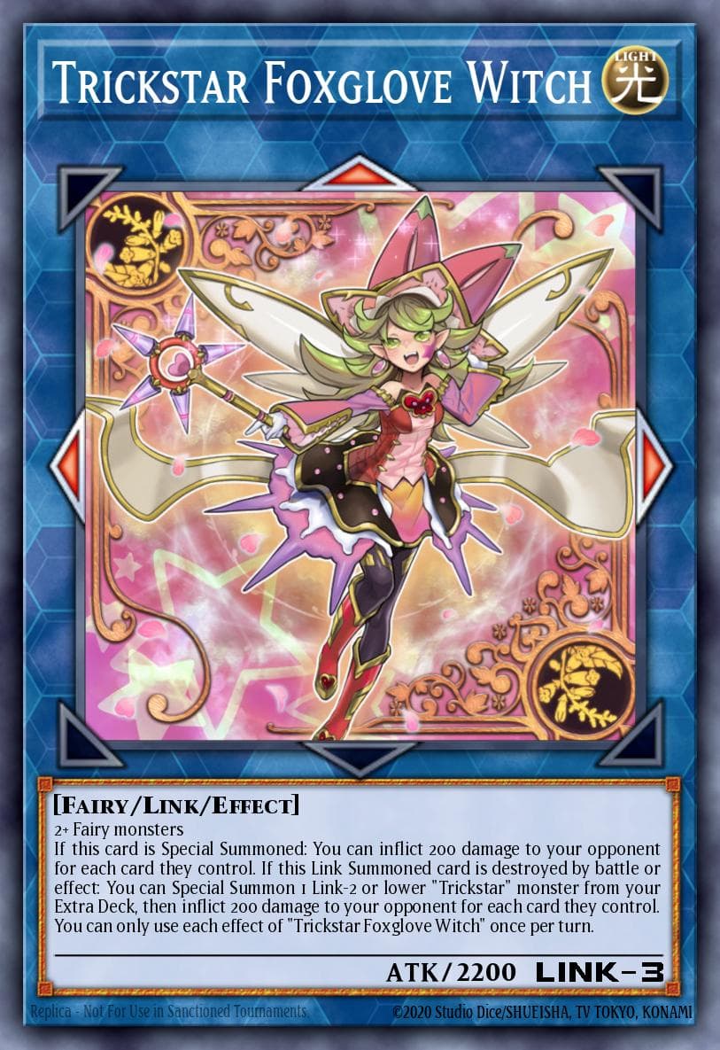 Trickstar Foxglove Witch Duel Power card