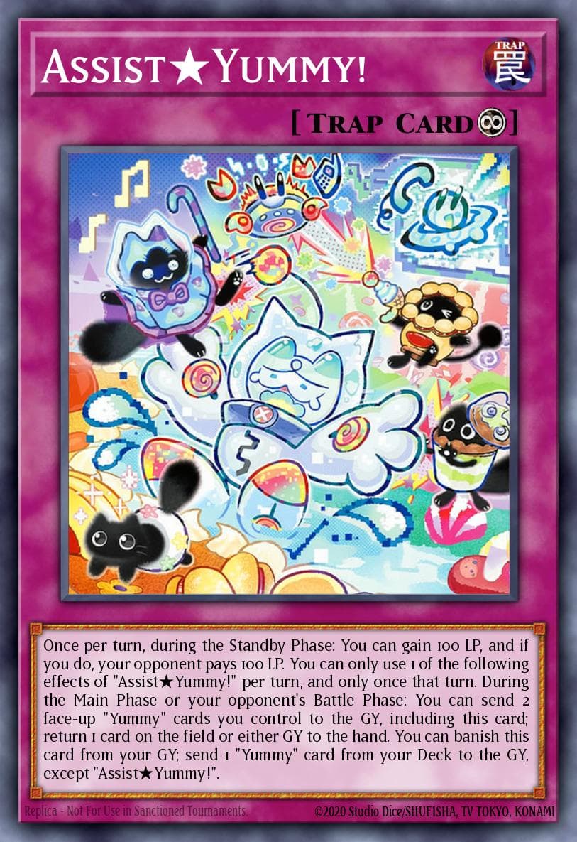协助★黯蜜！ 游戏王 card